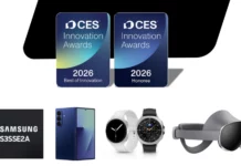 Samsung récompensée aux CES Innovation Awards 2026 pour ses technologies transformatrices par la Consumer Technology Association